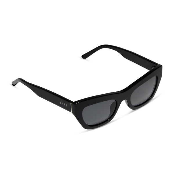 katarina - black + grey + polarized sunglasses 3