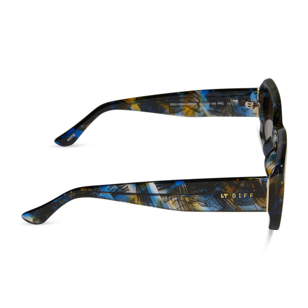 katie - glacial tortoise + brown sunglasses 2