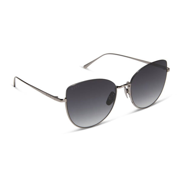 kinsley - gunmetal + grey gradient sunglasses 2