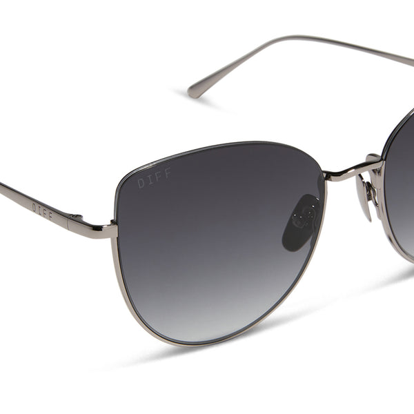 kinsley - gunmetal + grey gradient sunglasses 4
