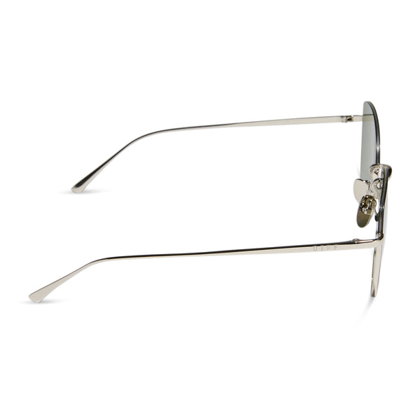 kinsley - silver + aquatic awe mirror sunglasses 3