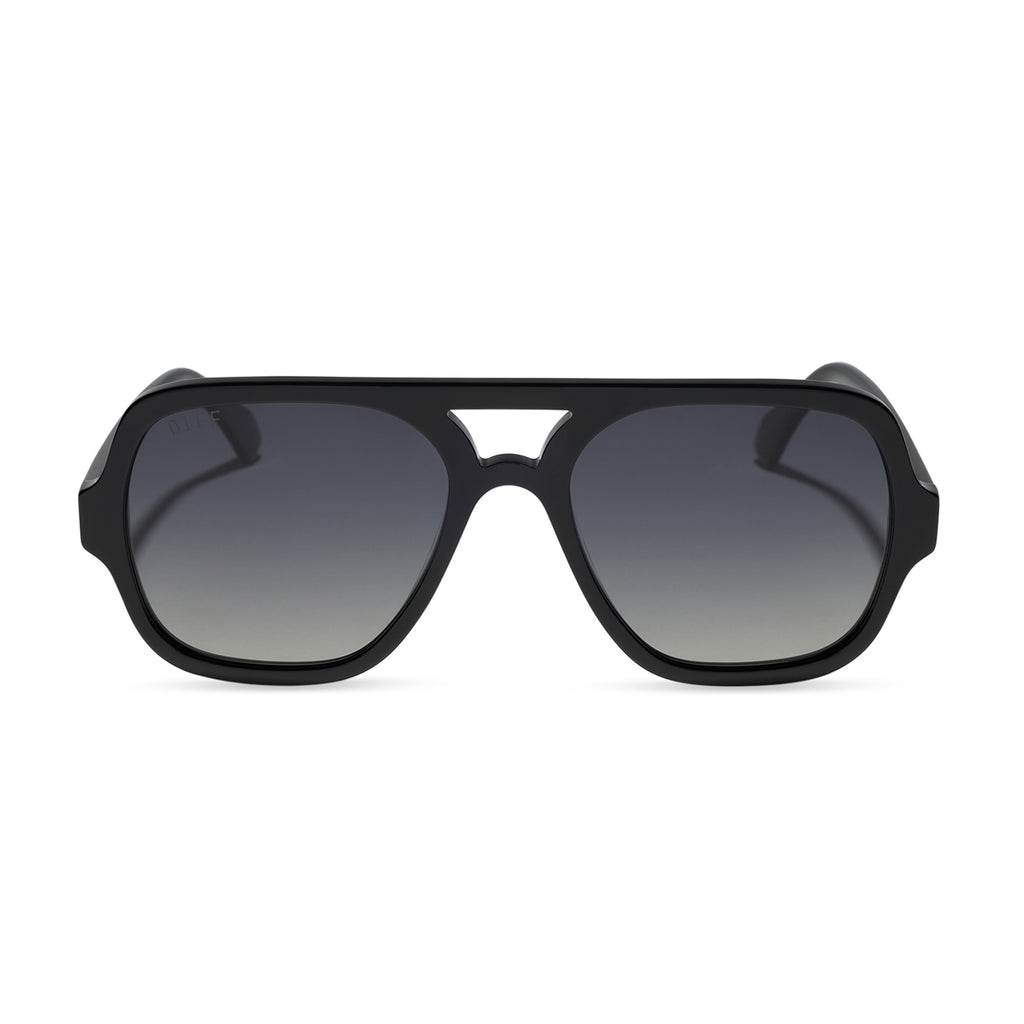 LAYTON - BLACK + GREY GRADIENT + POLARIZED SUNGLASSES