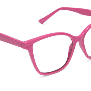 Leah Square Readers | Peony Pink | DIFF Eyewear
