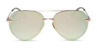 swatch for LENOX - BRUSHED CHAMPAGNE + COOL MATCHA MIRROR + POLARIZED SUNGLASSES