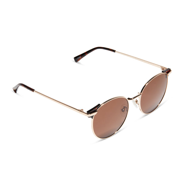 logan - gold + brown sunglasses 3