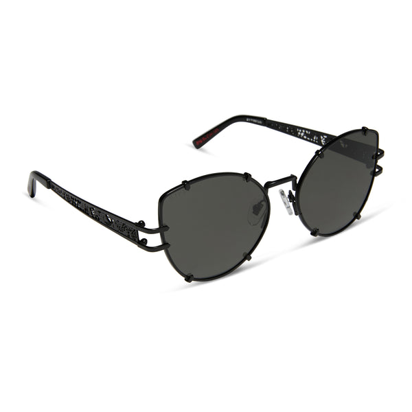 beetlejuice™ - lydia deetz™ + black + grey sunglasses 2