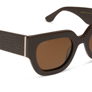 Maren Square Sunglasses | Truffle & Truffle Polarized | DIFF  display picture 3