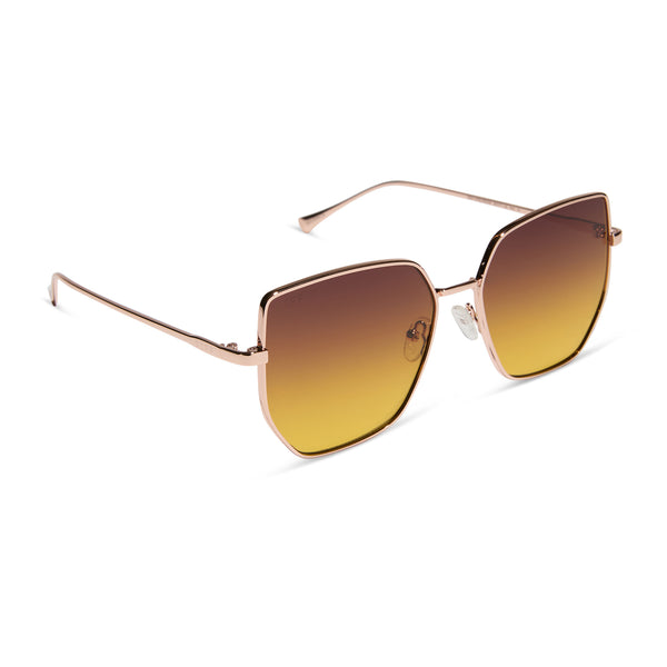 emily fauver - maverick + rose gold + inca gradient sunglasses 2