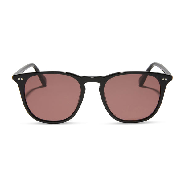 maxwell xl - black + mauve + polarized sunglasses