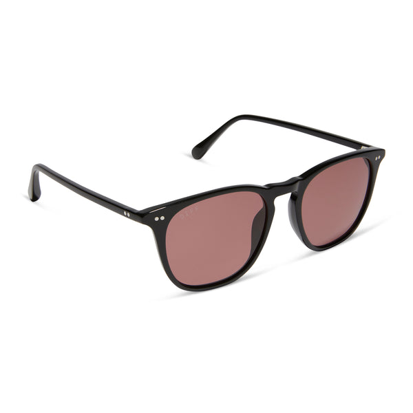 maxwell xl - black + mauve + polarized sunglasses 2