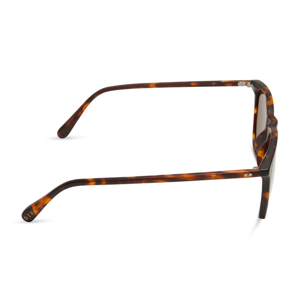 maxwell xl - matte rich tortoise + brown + polarized sunglasses 3