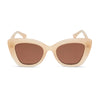 Color swatch for melody - milky nude + solid brown sunglasses