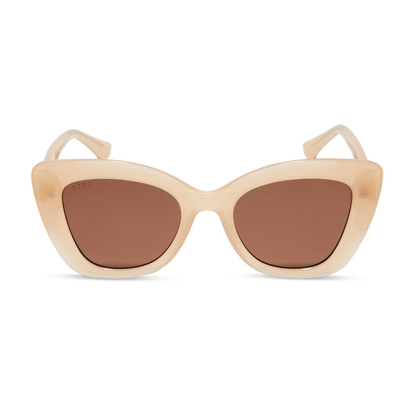 Diff ? Melody Cat’s Eye Sunglasses Melody Cateye Sunglasses | Dark Tortoise & Brown | Diff Eyewear main image 4