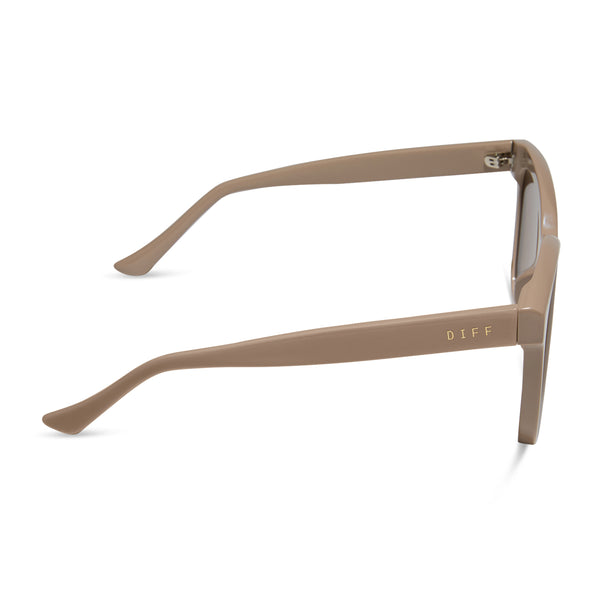 meredith - almond + silver flash + polarized sunglasses 3