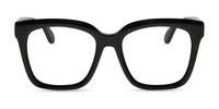 swatch for MEREDITH - BLACK + PRESCRIPTION GLASSES