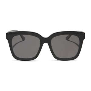MEREDITH II - BLACK + GREY SUNGLASSES