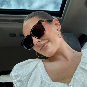 Meredith II Square Sunglasses | Espresso Tort & Brown | DIFF Eyewear