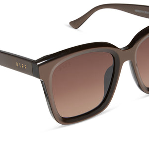 MEREDITH - MOSCOW MULE + BROWN GRADIENT GOLD FLASH + POLARIZED SUNGLASSES