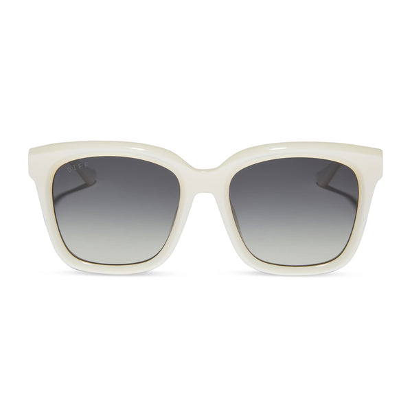 swatch for MEREDITH - OPALINE + GREY GRADIENT SUNGLASSES