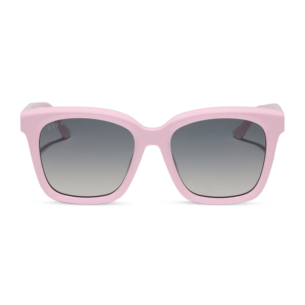 Meredith Square Sunglasses | Powder Pink & Grey Gradient  display picture 1