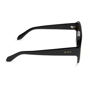 Morgan Shield Sunglasses | Black & Brown | DIFF Eyewear display picture 2