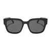 Color swatch for morgan - blush tortoise + grey sunglasses