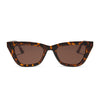 Color swatch for noelle - matte black + grey sunglasses