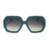 Color swatch for nola - sage crystal + g15 gradient + polarized sunglasses