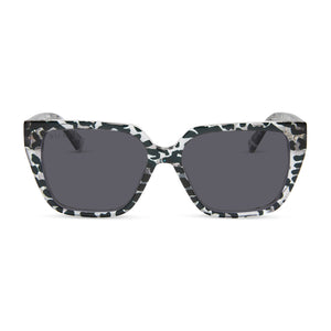 Olive Square Glasses | Clear Leopard | DIFF Eyewear display picture 3