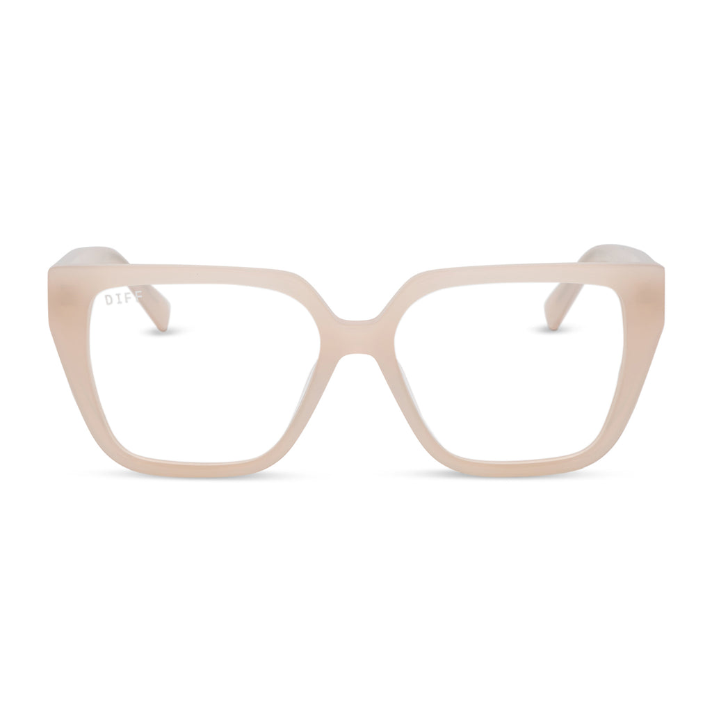 OLIVE - MILKY BLUSH + GLASSES