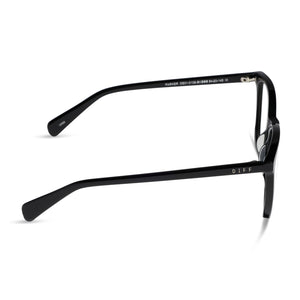 Parker Square Blue Light Glasses | Black' | DIFF Eyewear
