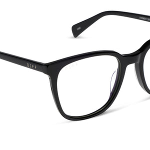 Parker Square Blue Light Glasses | Black' | DIFF Eyewear