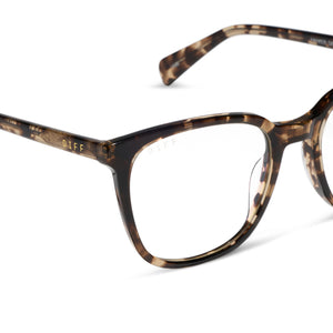 Parker Square Prescription Glasses | Espresso Tort | DIFF Eyewear