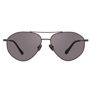 PEACHY - BLACK + DARK SMOKE + POLARIZED SUNGLASSES