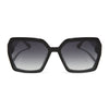 Color swatch for presley - macchiato + brown gradient sunglasses