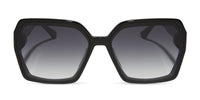 swatch for PRESLEY - BLACK + GREY GRADIENT SUNGLASSES