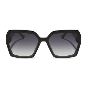 Chanel black square frame sunglasses