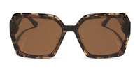 swatch for PRESLEY - ESPRESSO TORTOISE + BROWN SUNGLASSES