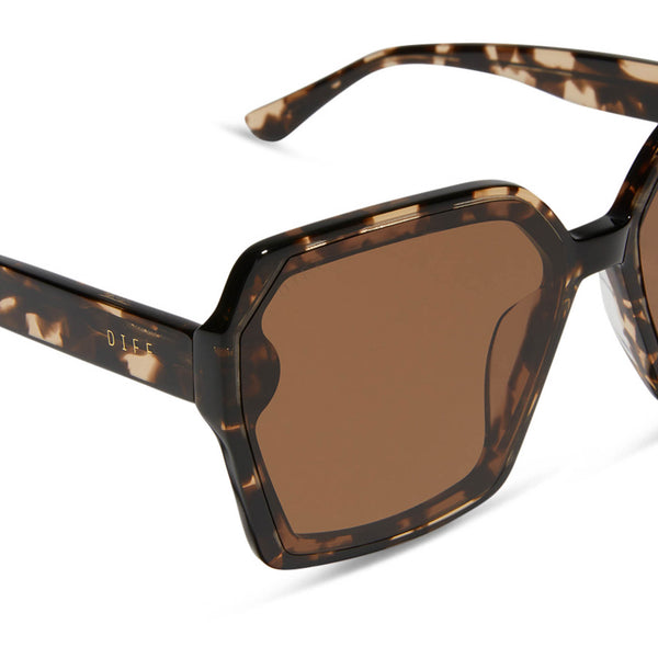 presley - espresso tortoise + brown sunglasses 4