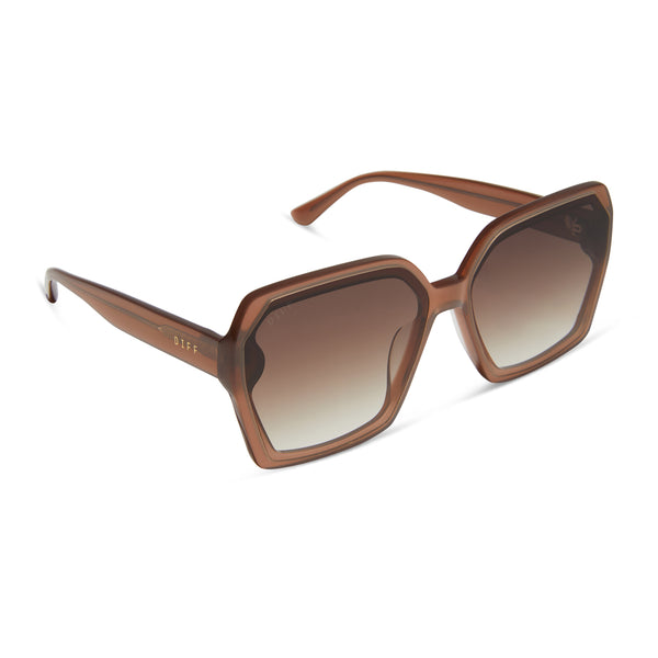 presley - macchiato + brown gradient sunglasses 2