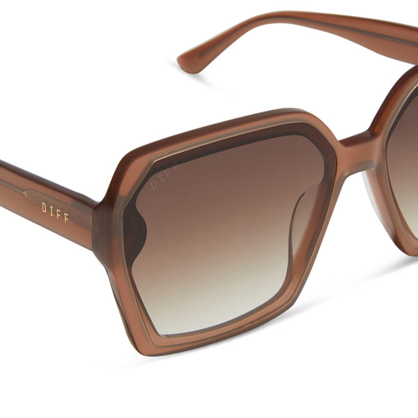 presley - macchiato + brown gradient sunglasses 4