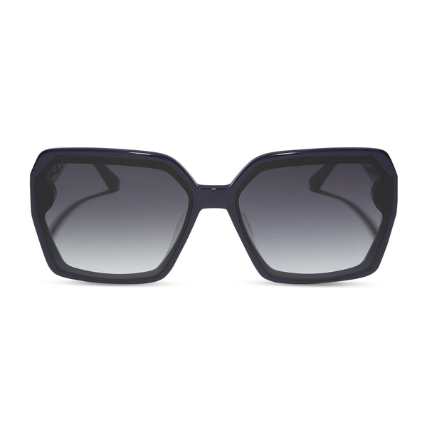 presley - royal + grey gradient sunglasses