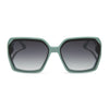 Color swatch for presley - macchiato + brown gradient sunglasses