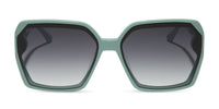 swatch for PRESLEY - STEEL TEAL + GREY GRADIENT SUNGLASSES