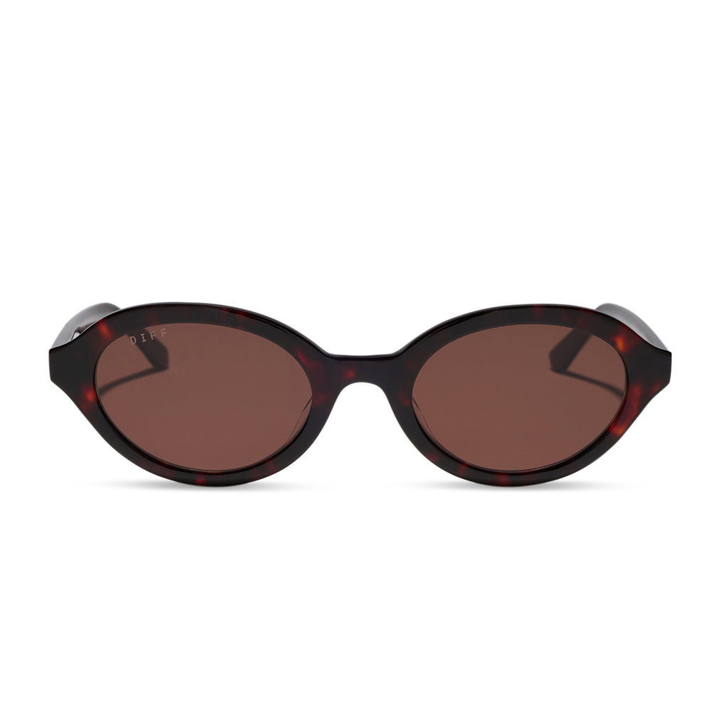 JULIA - CEDAR TORTOISE + BROWN SUNGLASSES