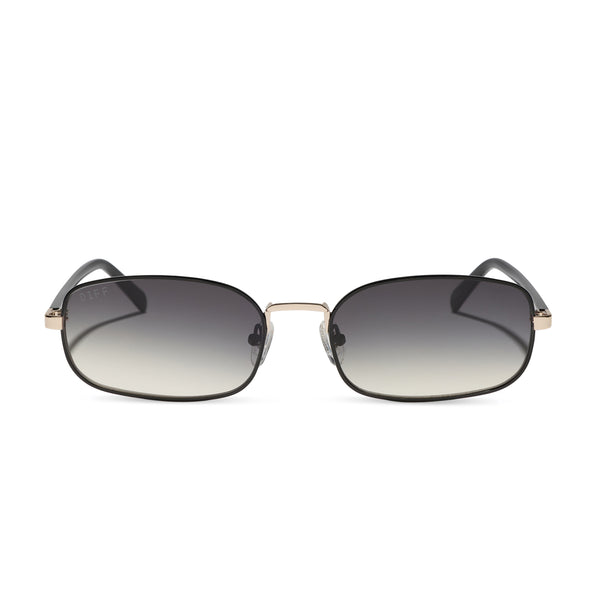 Rachael Kirkconnell Trinity Sunglasses | Black & Grey | DIFF Eyewear