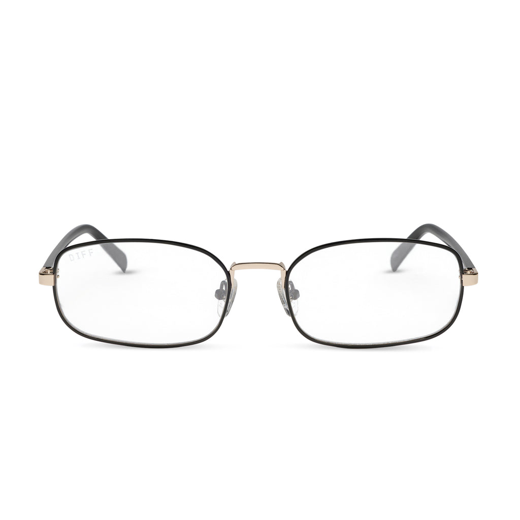 TRINITY - BLACK + GOLD + BLACK TEMPLES + GLASSES