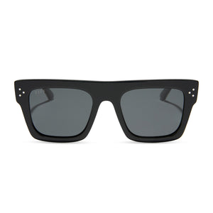 ROBERTS - BLACK + GREY + POLARIZED SUNGLASSES