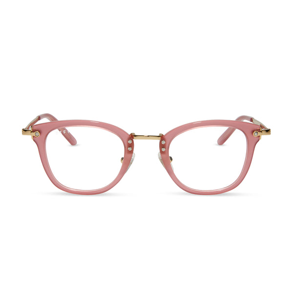 swatch for RUE - GUAVA + PRESCRIPTION GLASSES