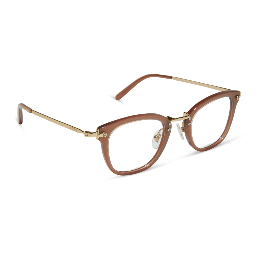 Rue Square Glasses | Macchiato | Diff Eyewear
